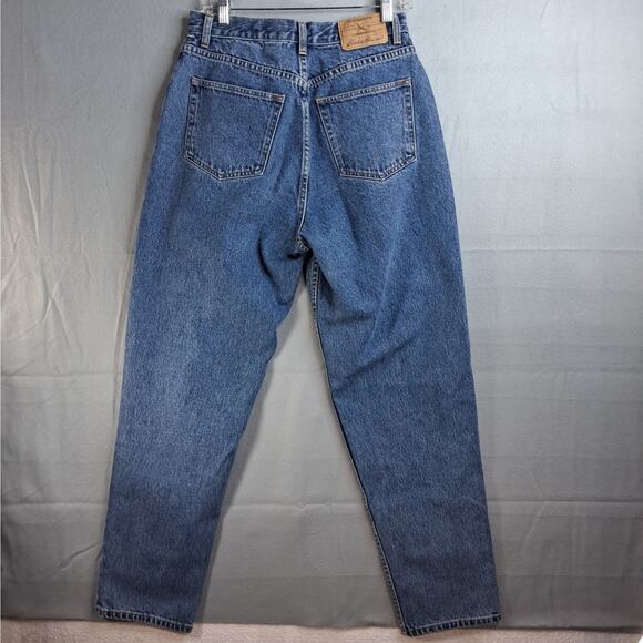 Eddie Bauer Mom Blue Jeans Women's 12 100% Cotton Hi-Rise Denim Vintage - Picture 6 of 13